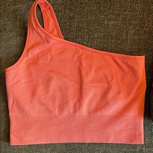 L | Athleta Aurora Seamless Ribbed Crop